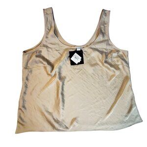 AVAVAV Beige Recycled Polyester Tank Top Size X-Large Recycled material